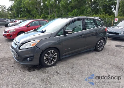 2017 Ford C-Max Energi Titanium from USA, damaged, VIN 1FADP5FU4HL101336
